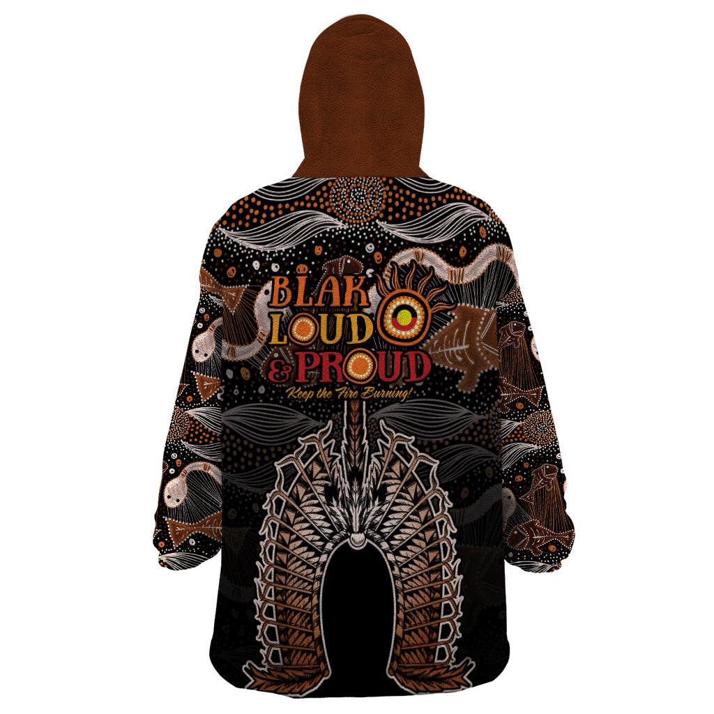 Torres Strait Islander NAIDOC 2024 Wearable Blanket Hoodie Dhari Headdress Indigenous Cultural Spirit