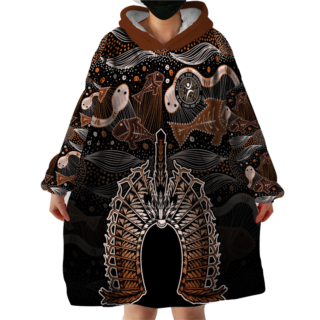 Torres Strait Islander NAIDOC 2024 Wearable Blanket Hoodie Dhari Headdress Indigenous Cultural Spirit