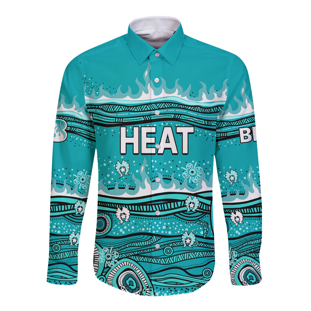 custom-text-and-number-australia-heat-cricket-long-sleeve-button-shirt-indigenous-2023