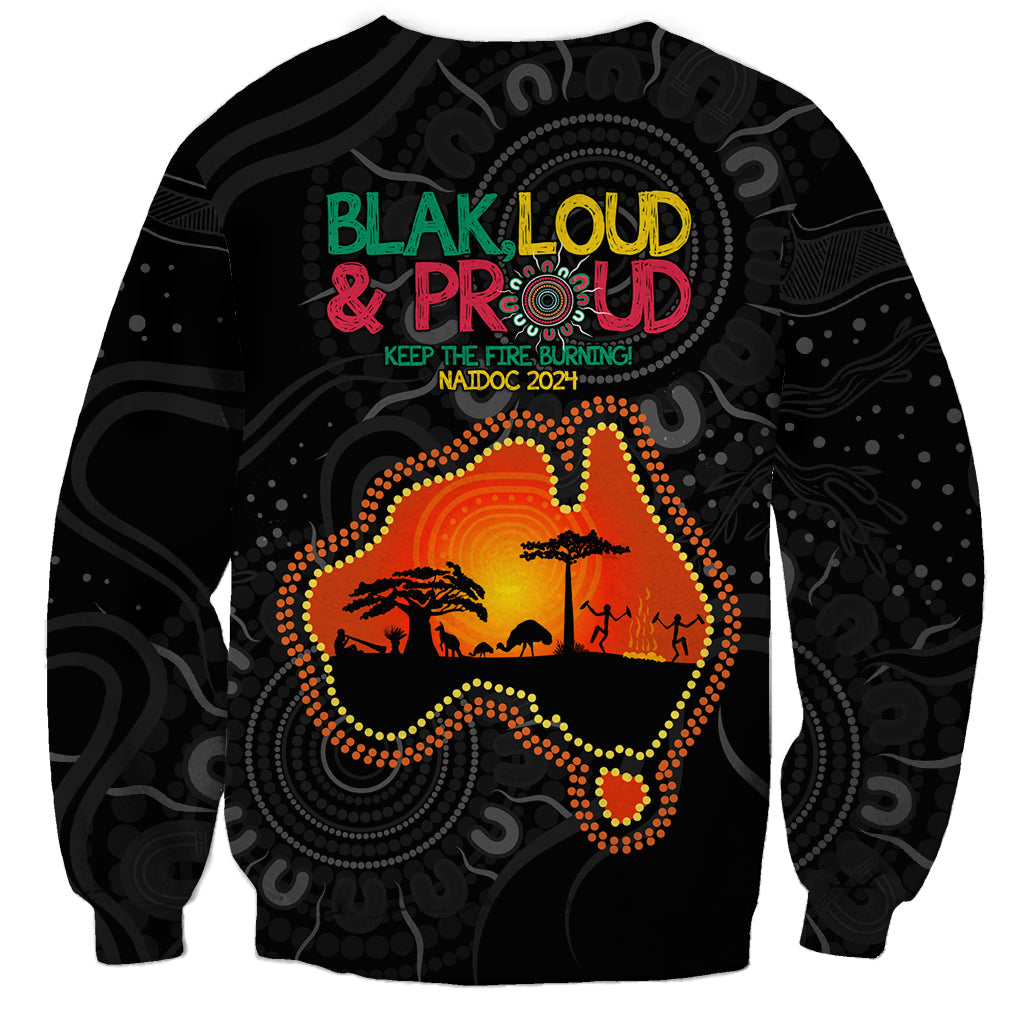 Blak Loud and Proud NAIDOC 2024 Sweatshirt Indigenous Aboriginal