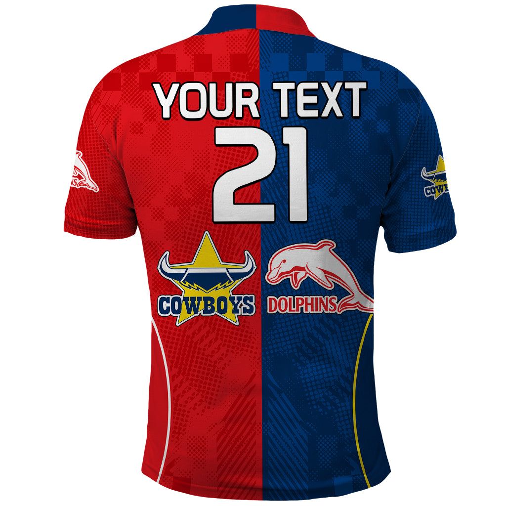 custom-text-and-number-nrl-half-dolphins-and-half-cowboys-rugby-polo-shirt-sporty-style