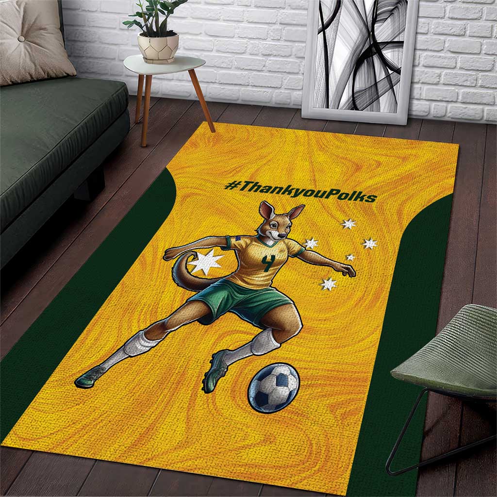 Polkinghorne Australia Matildas Area Rug 2024 Thank You Polks