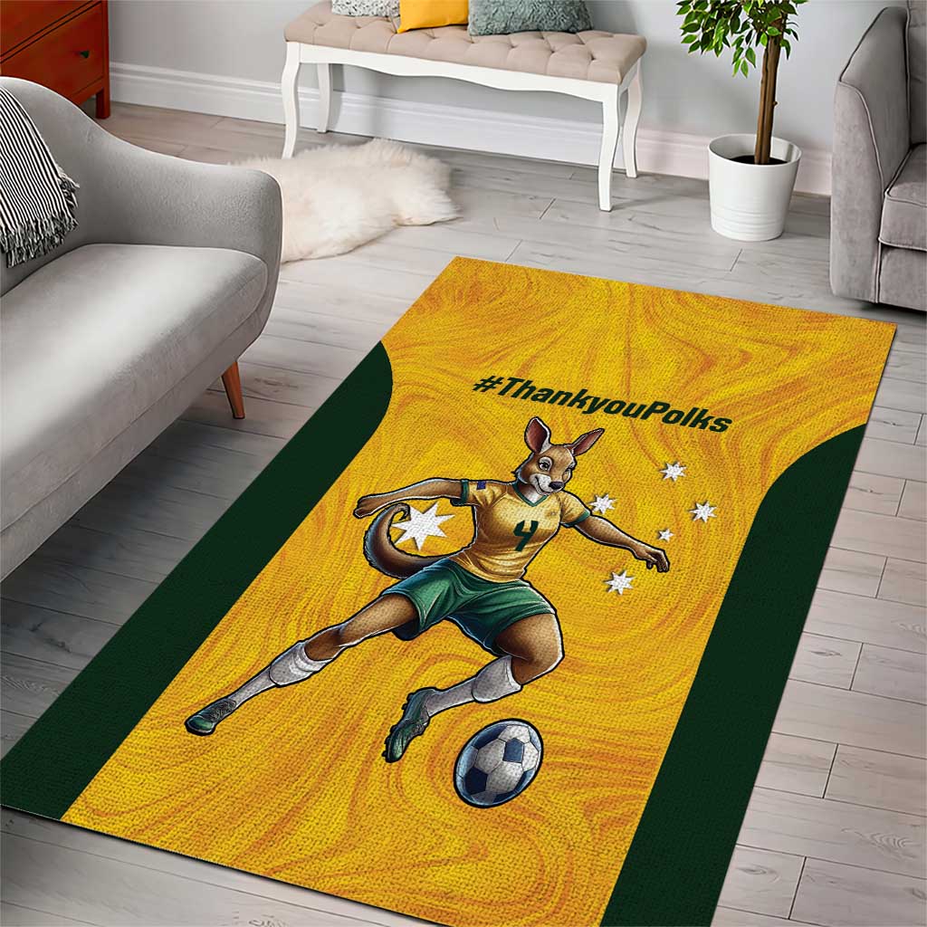 Polkinghorne Australia Matildas Area Rug 2024 Thank You Polks