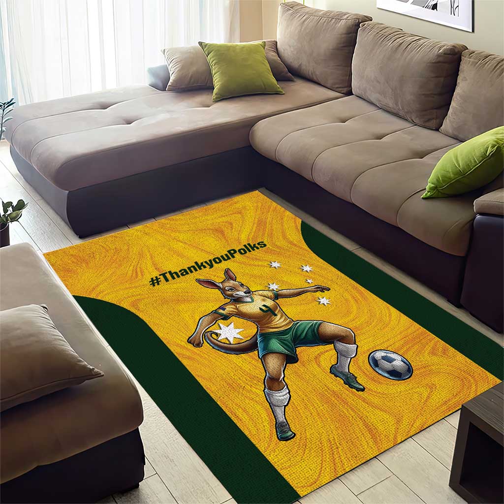 Polkinghorne Australia Matildas Area Rug 2024 Thank You Polks