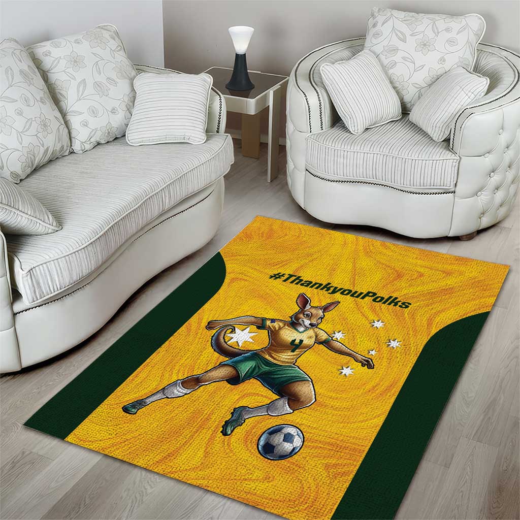 Polkinghorne Australia Matildas Area Rug 2024 Thank You Polks