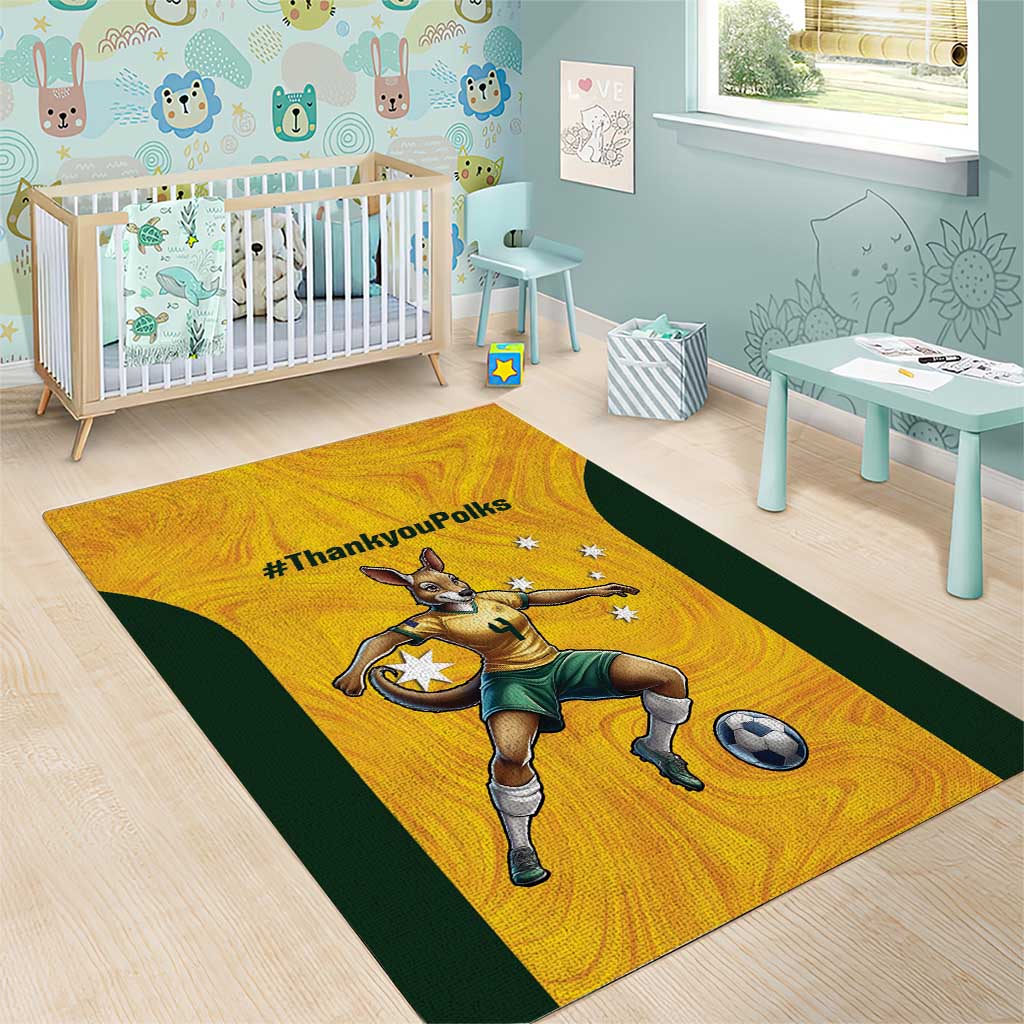 Polkinghorne Australia Matildas Area Rug 2024 Thank You Polks