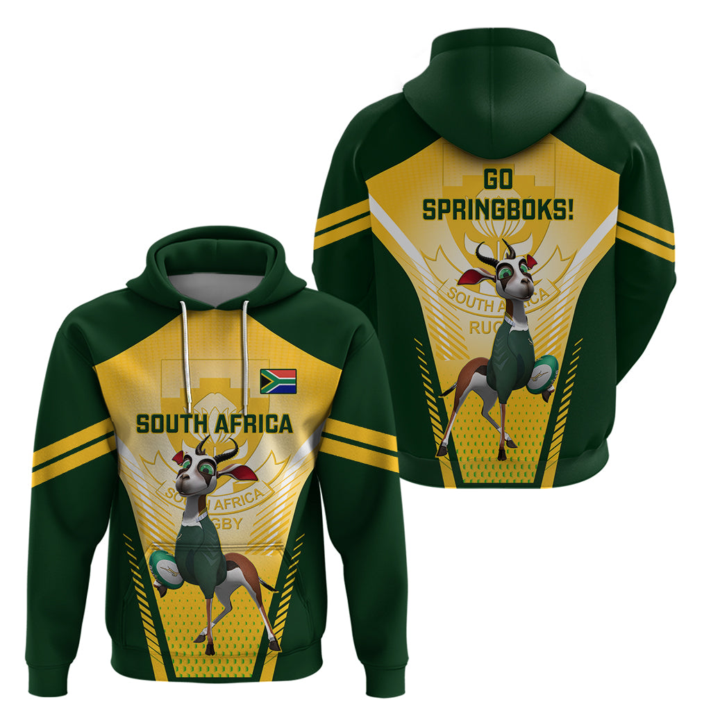 South Africa Rugby Hoodie 2023 World Cup Springboks Mascot LT14 – Vibe ...