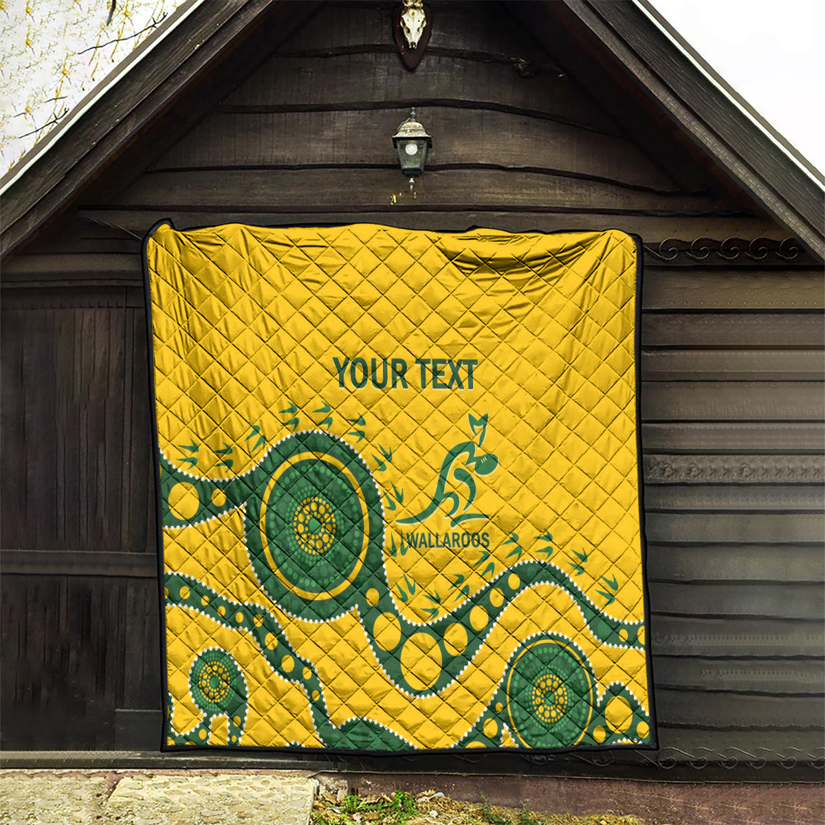 Custom Australia Rugby Quilt Go Wallaroos 2024 Pacific Aboriginal Art