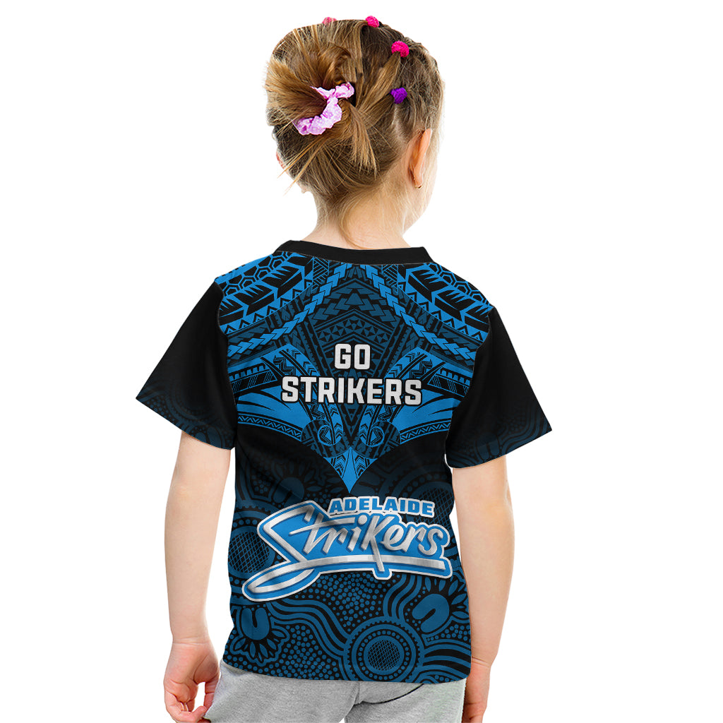 adelaide-strikers-cricket-kid-t-shirt-2023-unique-indigenous-art-mix-polynesian-pattern