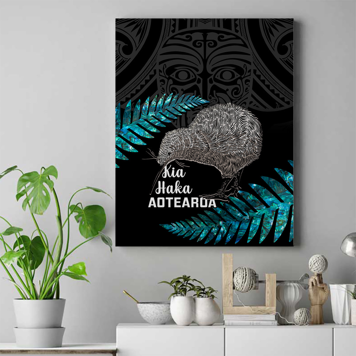 custom-new-zealand-silver-fern-rugby-canvas-wall-art-pacific-2023-kia-haka-kiwis-with-maori-ta-moko