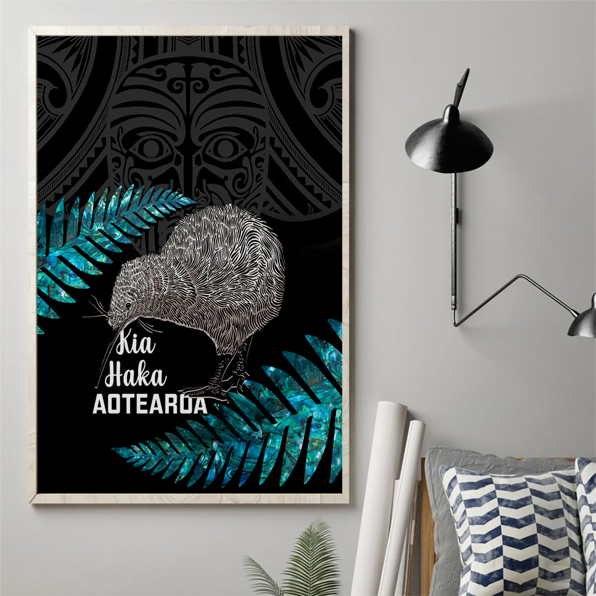 custom-new-zealand-silver-fern-rugby-canvas-wall-art-pacific-2023-kia-haka-kiwis-with-maori-ta-moko