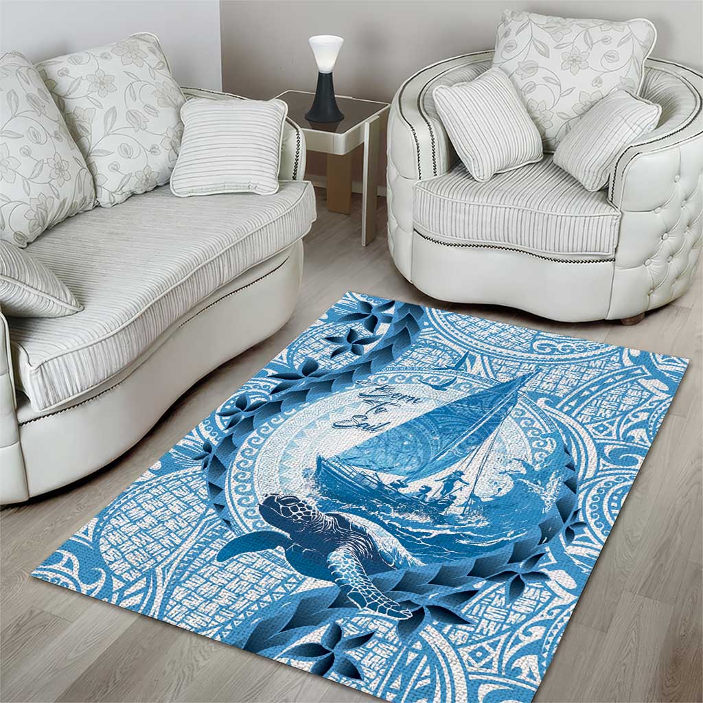 New Zealand Saling Area Rug Aotearoa Yacht Racing - Born To Sail