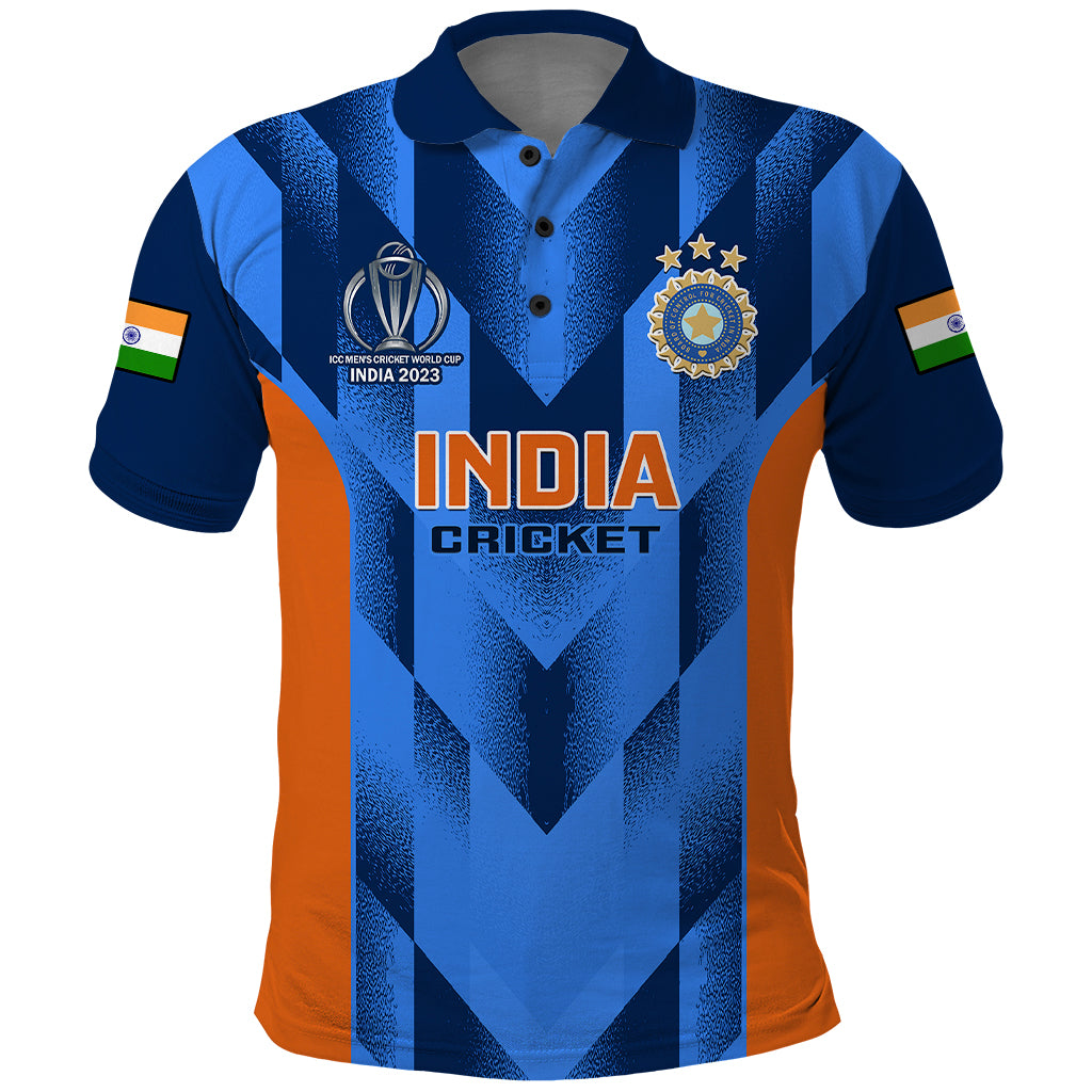 personalised-india-cricket-polo-shirt-men-in-blue-2023-go-champions-world-cup