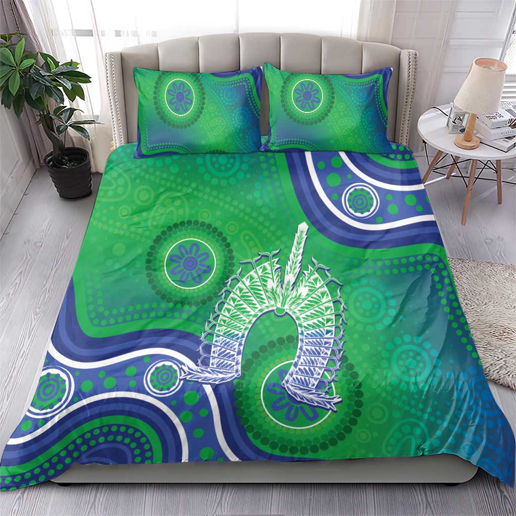 Australia Torres Strait Islanders Bedding Set Dhari Aboriginal Pattern