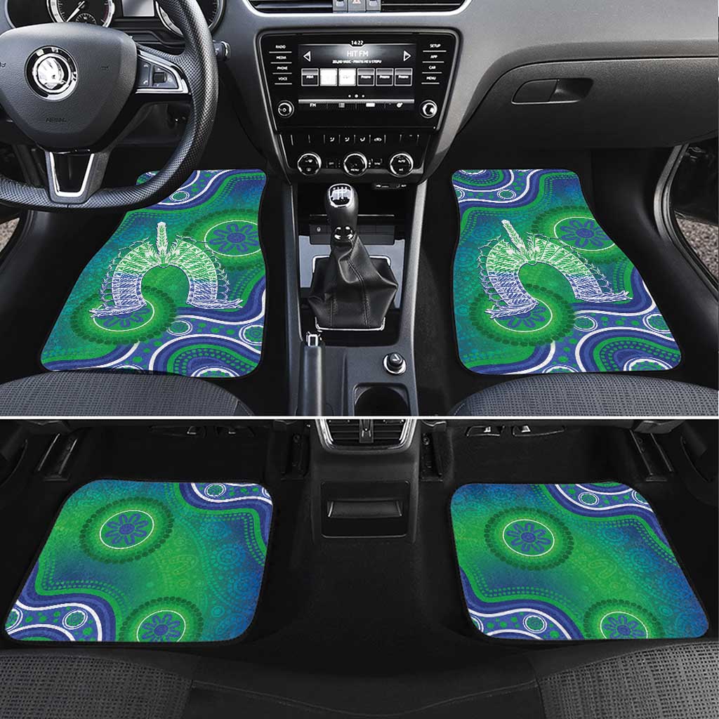 Australia Torres Strait Islanders Car Mats Dhari Aboriginal Pattern