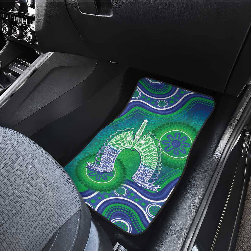 Australia Torres Strait Islanders Car Mats Dhari Aboriginal Pattern