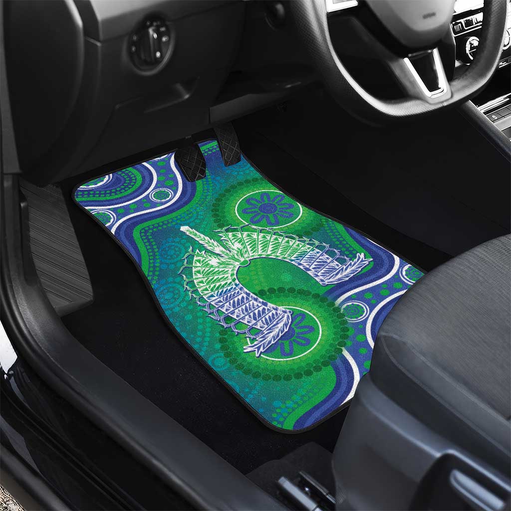 Australia Torres Strait Islanders Car Mats Dhari Aboriginal Pattern