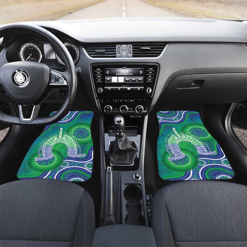 Australia Torres Strait Islanders Car Mats Dhari Aboriginal Pattern