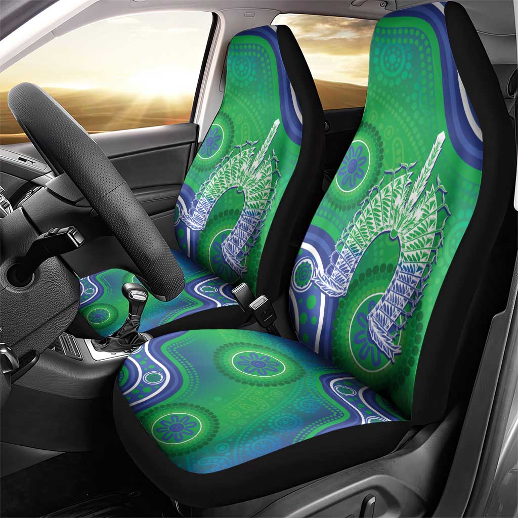 Australia Torres Strait Islanders Car Seat Cover Dhari Aboriginal Pattern