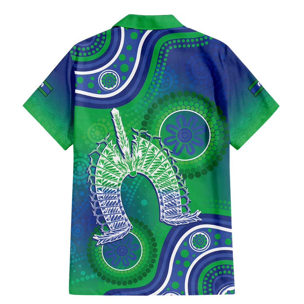 Australia Torres Strait Islanders Family Matching Mermaid Dress and Hawaiian Shirt Dhari Aboriginal Pattern