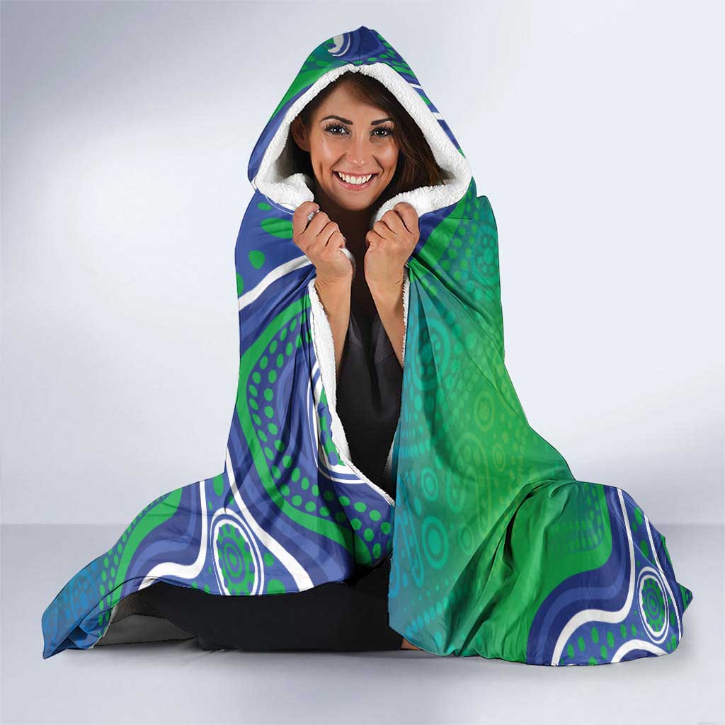 Australia Torres Strait Islanders Hooded Blanket Dhari Aboriginal Pattern