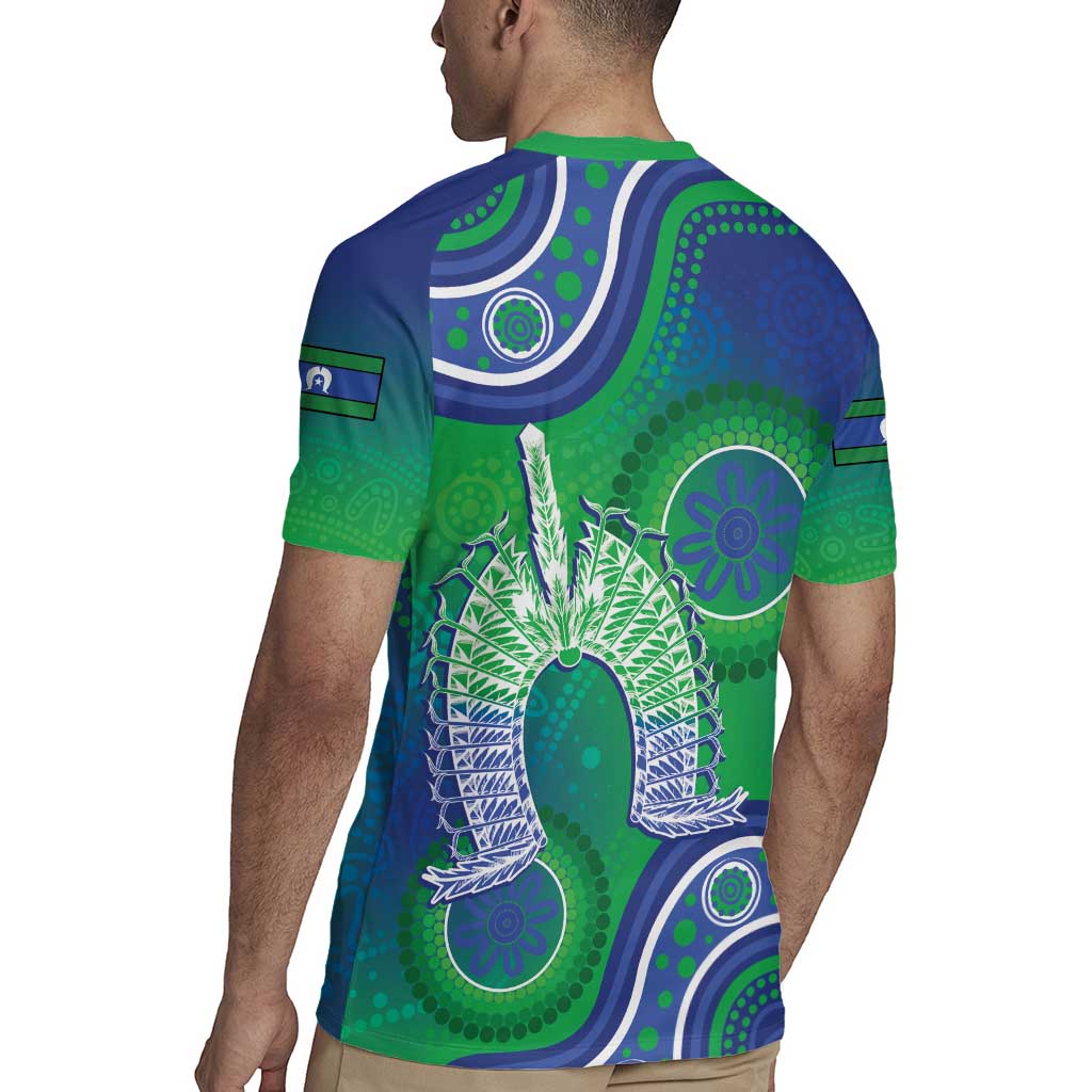 Australia Torres Strait Islanders Rugby Jersey Dhari Aboriginal Pattern