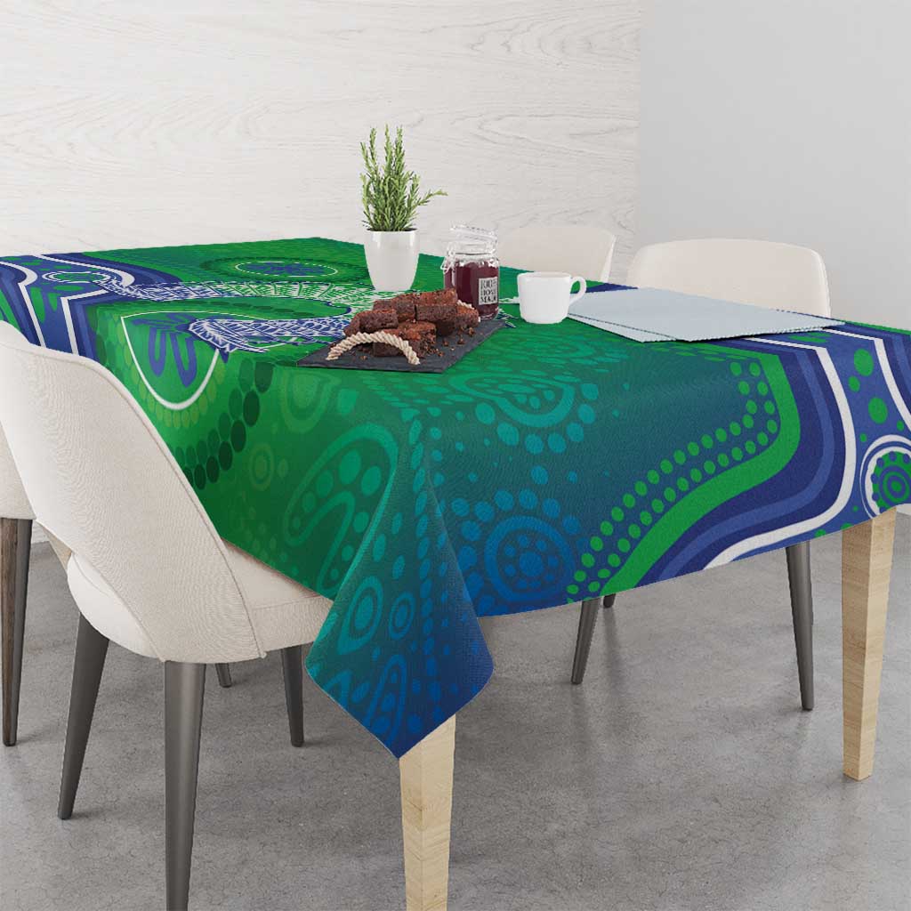 Australia Torres Strait Islanders Tablecloth Dhari Aboriginal Pattern