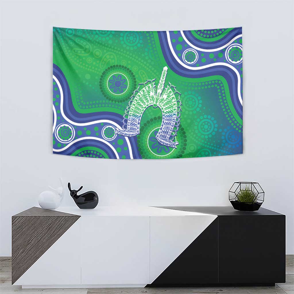 Australia Torres Strait Islanders Tapestry Dhari Aboriginal Pattern