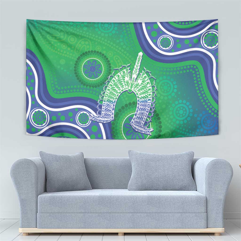 Australia Torres Strait Islanders Tapestry Dhari Aboriginal Pattern