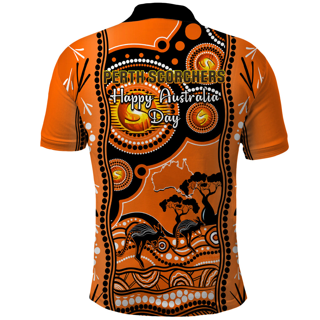 perth-scorchers-cricket-polo-shirt-happy-australia-day-aboriginal-art