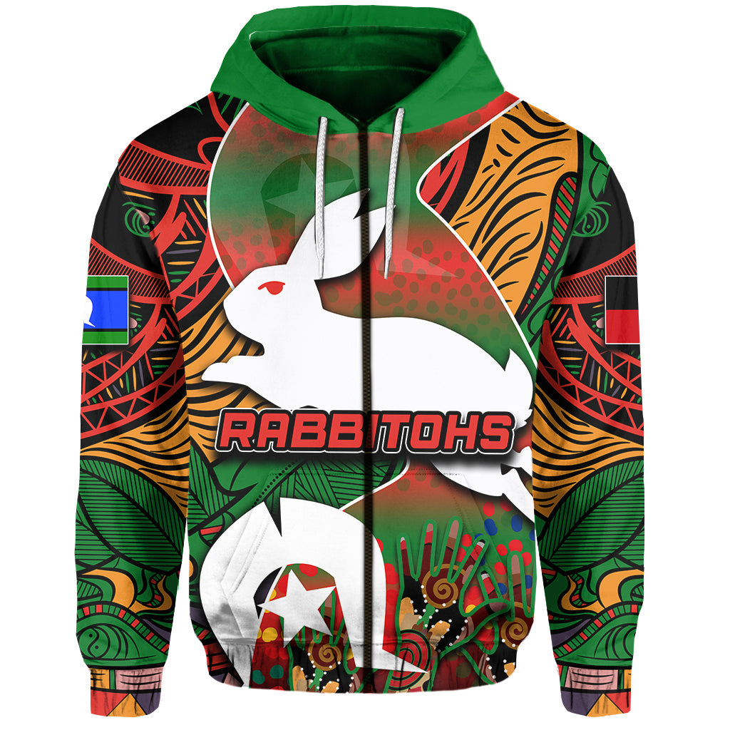 custom-personalised-naidoc-rabbitohs-zip-hoodie-torres-strait-islander-lt6