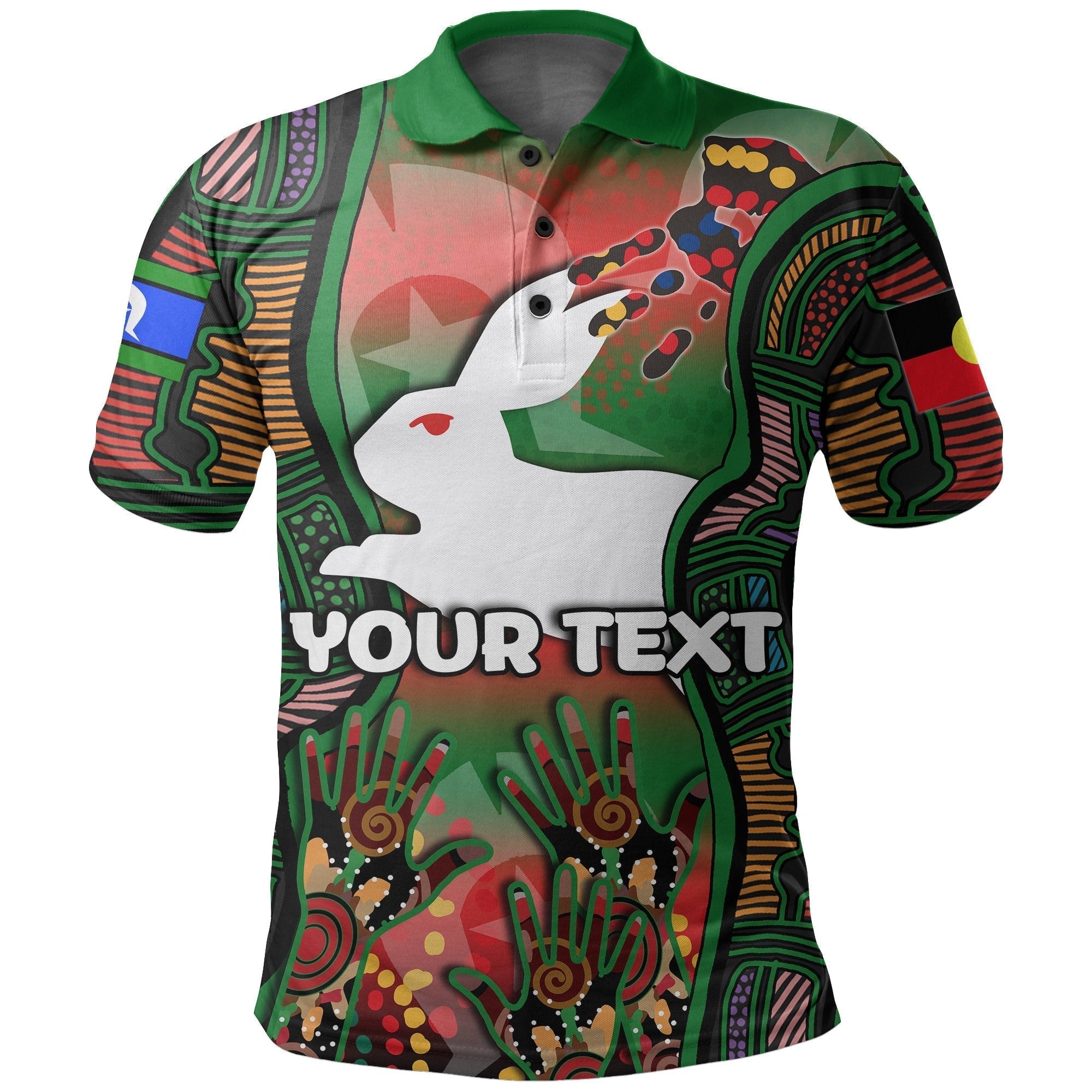 custom-personalised-naidoc-rabbitohs-polo-shirt-torres-strait-islander