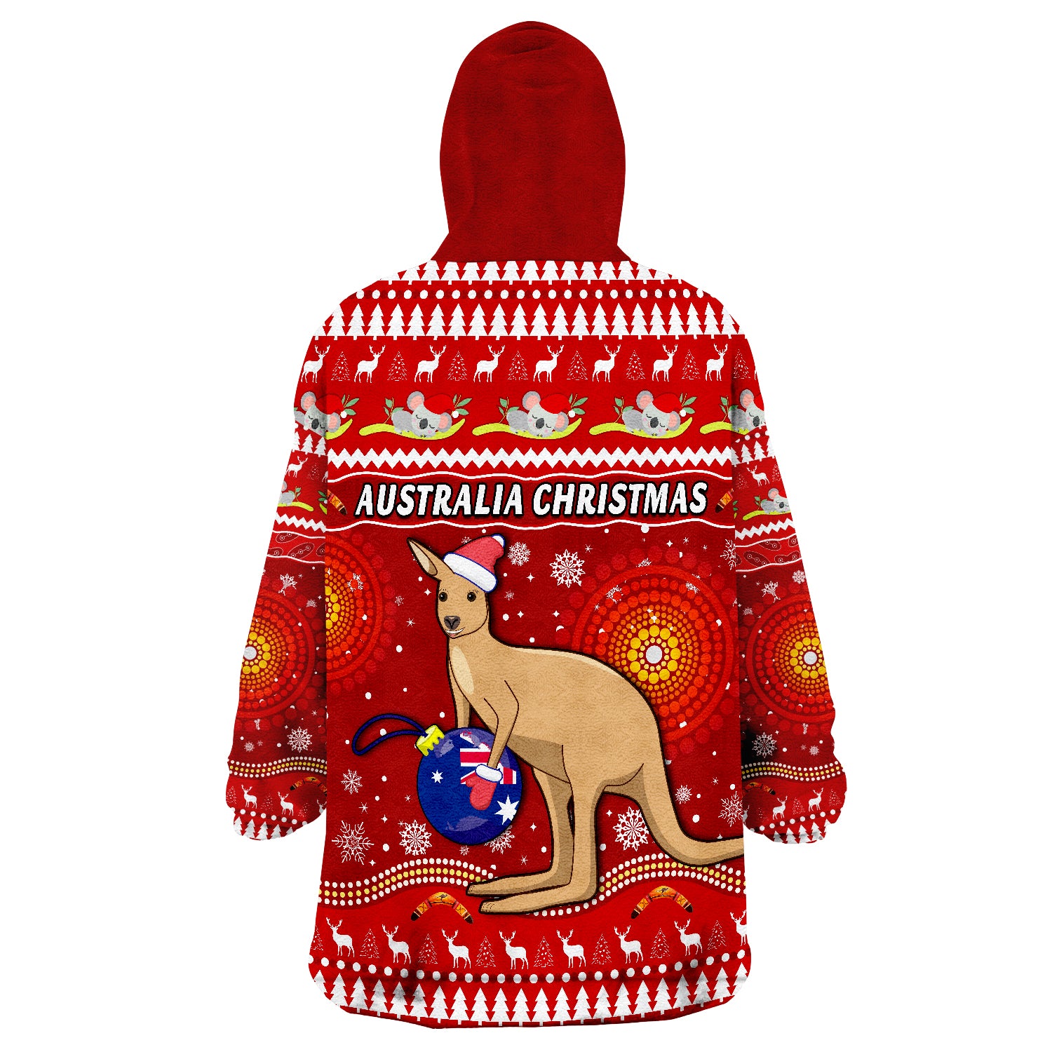 australia-christmas-aboriginal-kangaroo-wearable-blanket-hoodie