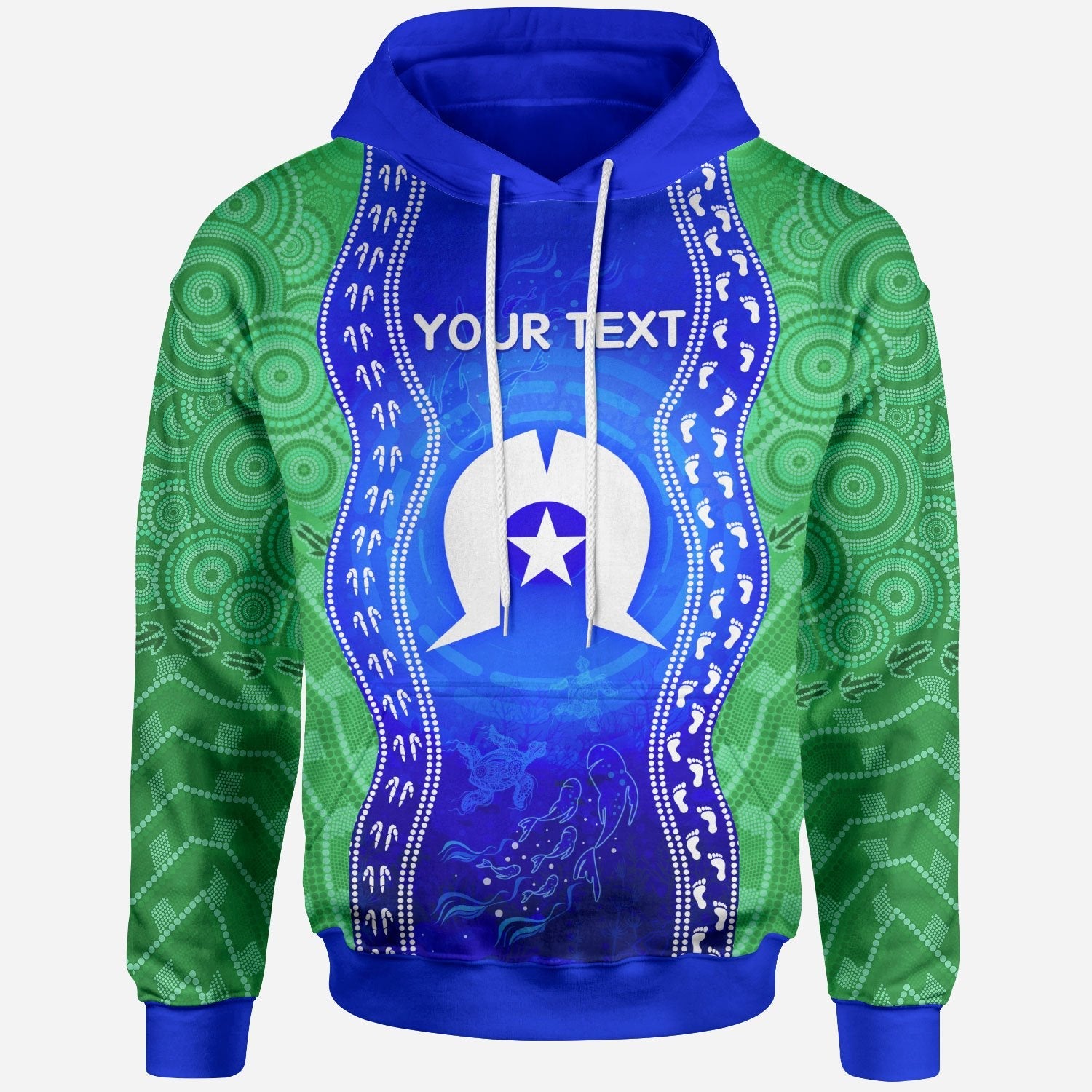 custom-torres-strait-islanders-hoodie-torres-symbol-with-aboriginal-patterns