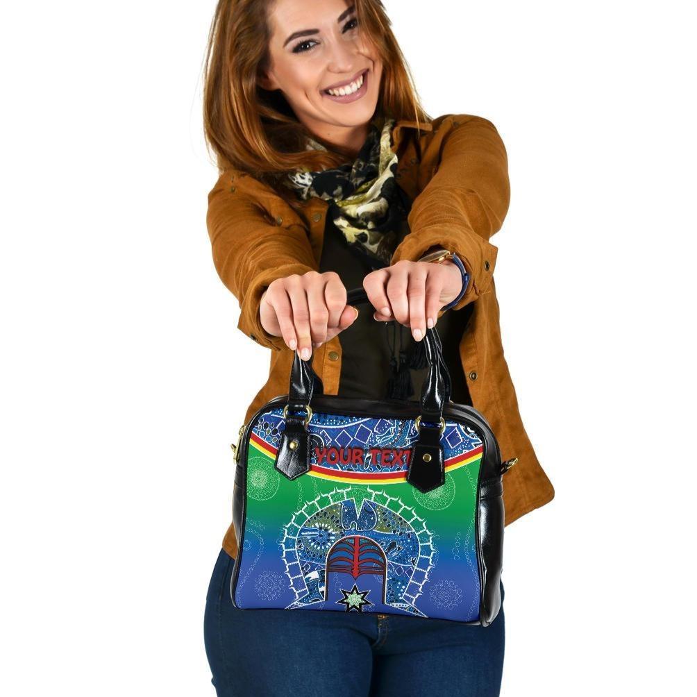 personalised-shoulder-handbag-torres-strait-symbol-with-aboriginal-patterns