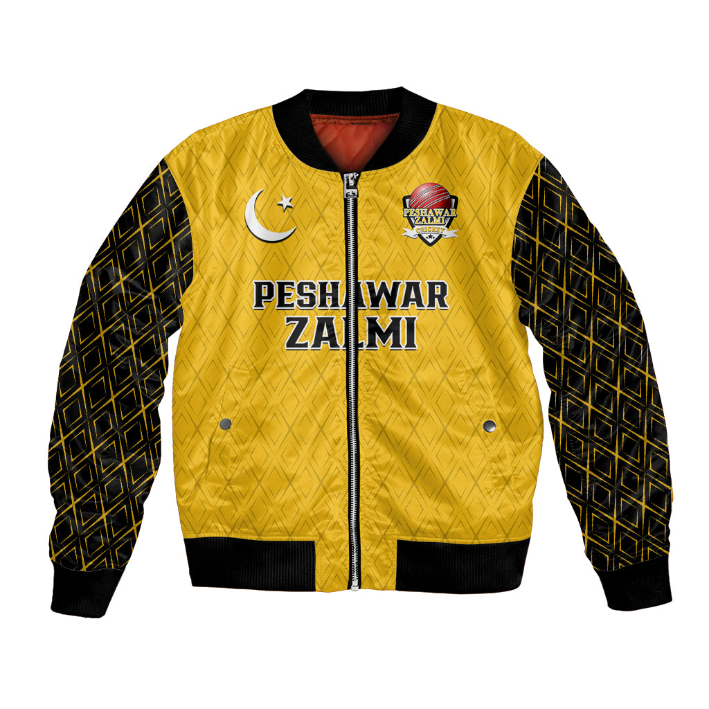 custom-text-and-number-peshawar-zalmi-cricket-pakistan-yellow-storm-2023-champions-bomber-jacket