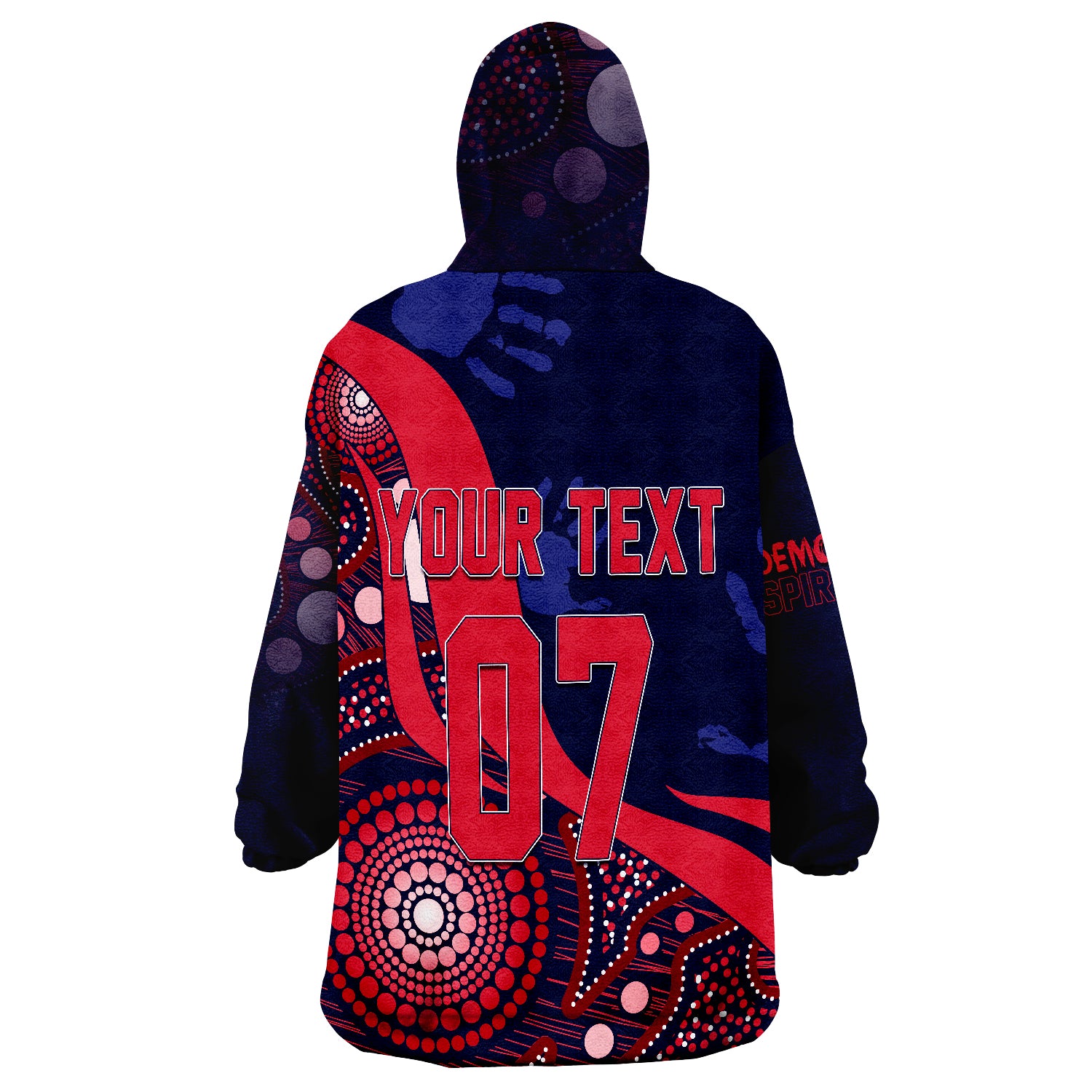 personalised-melbourne-dees-aboriginal-demons-spirit-wearable-blanket-hoodie