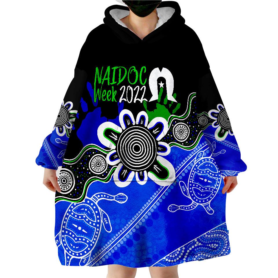 indigenous-torres-straits-naidoc-week-2022-turtles-style-wearable-blanket-hoodie