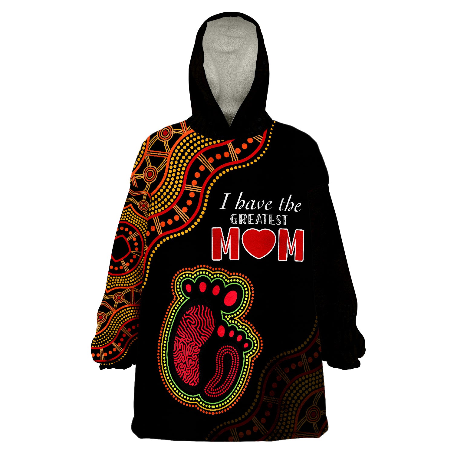 australia-mother-day-aboriginal-the-greatest-mom-wearable-blanket-hoodie