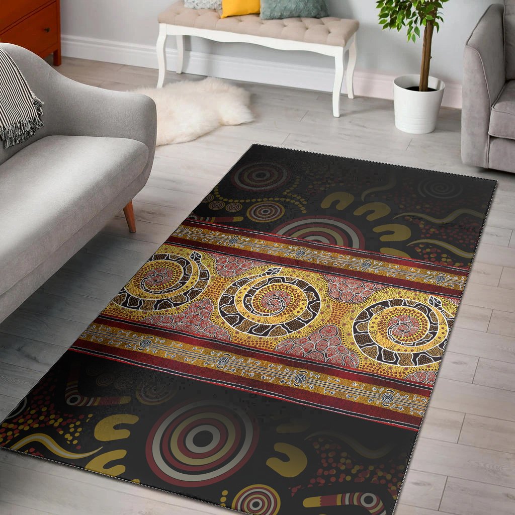 aboriginal-area-rug-snake-dot-panting-art