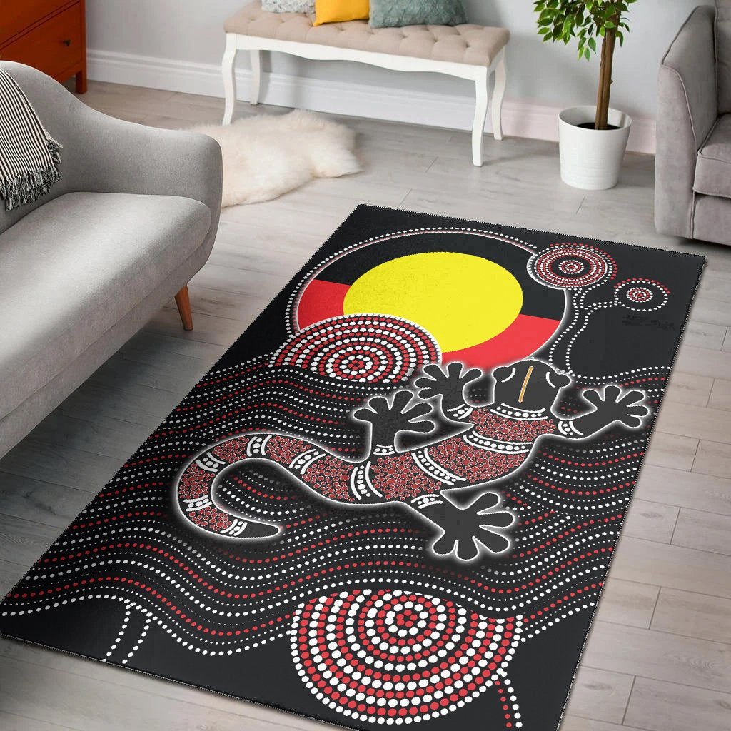 aboriginal-area-rug-gecko-with-aboriginal-flag