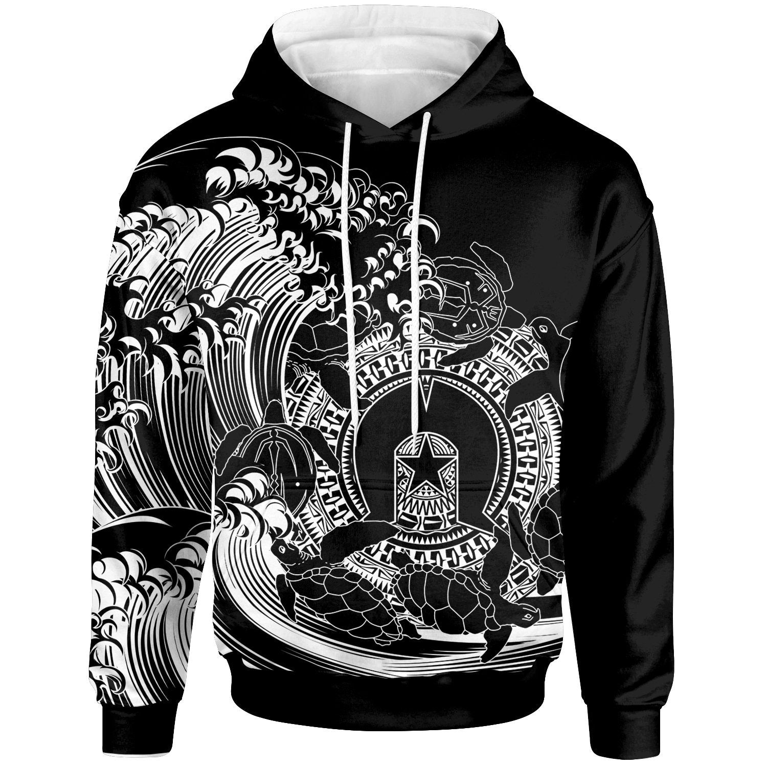 aboriginal-hoodie-torres-strait-islands-in-wave-black-rlt20