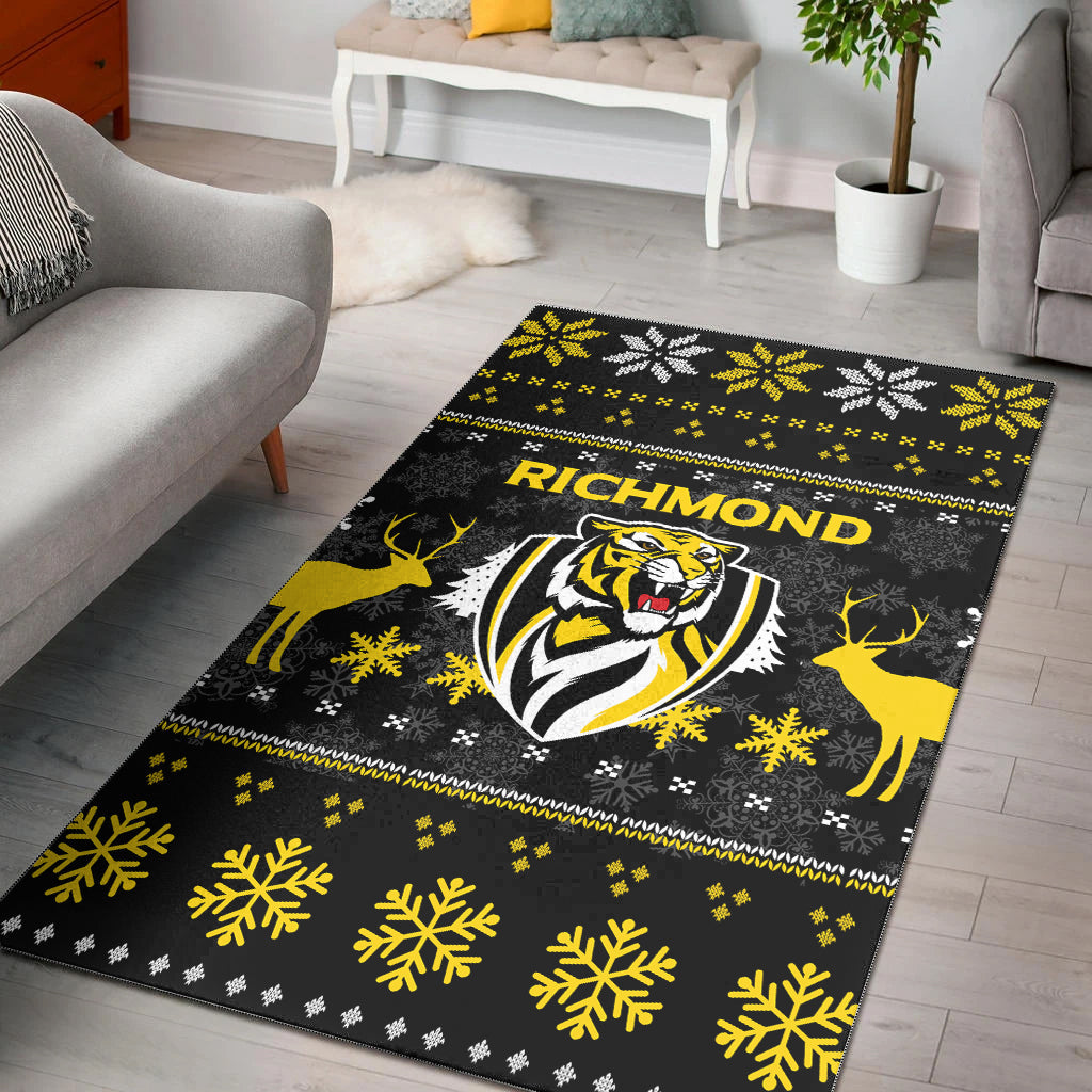 richmond-football-club-area-rug-christmas-ugly-style-lt12