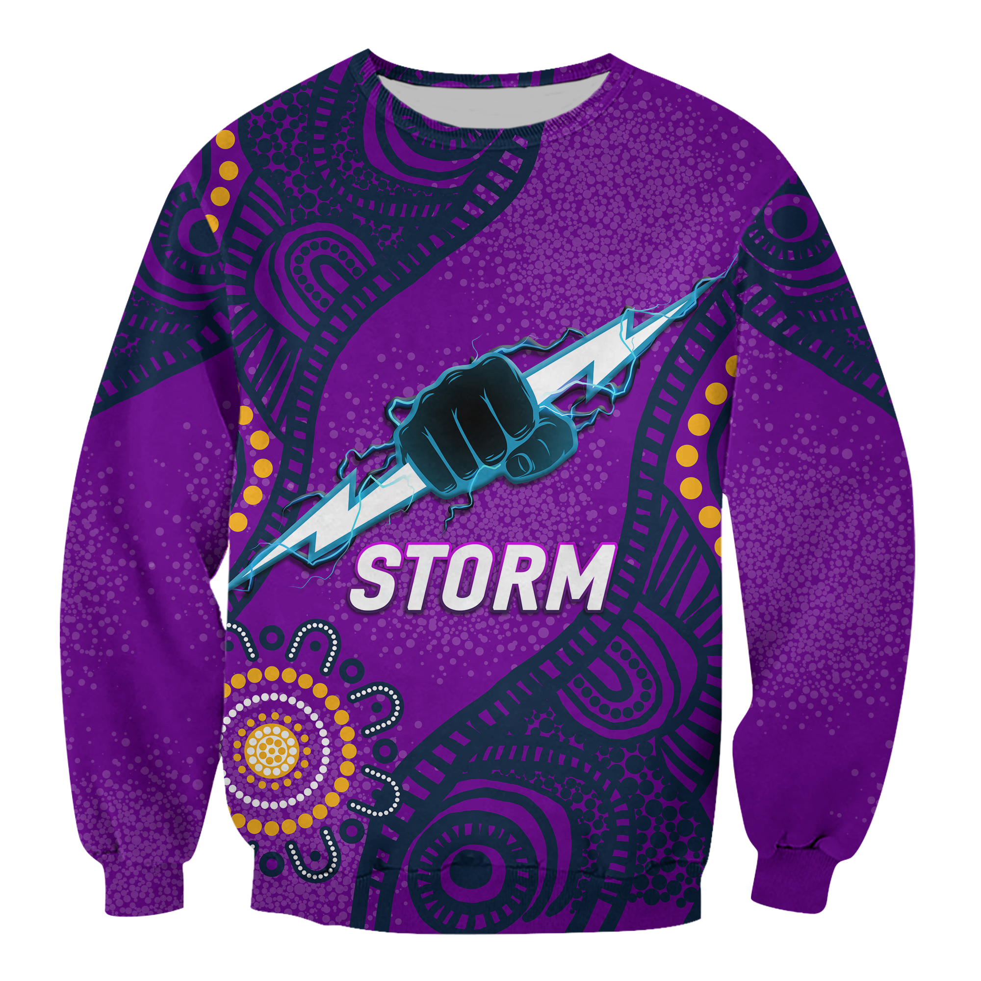 Storm Rugby 2022 Aboriginal Art Sweatshirt