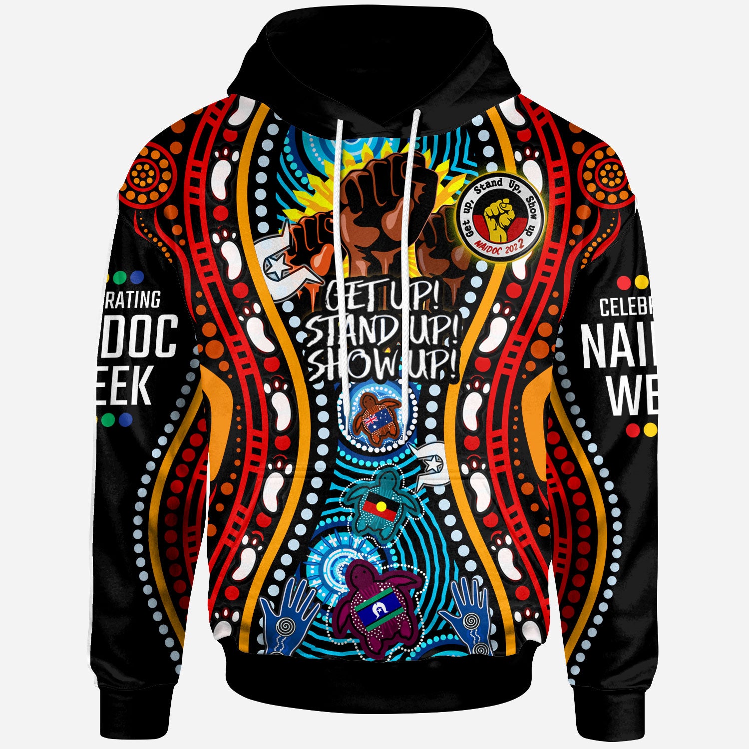 australia-naidoc-week-2022-custom-hoodie-aboriginal-inspired-and-torres-strait-islander-get-up-stand-up-show-up