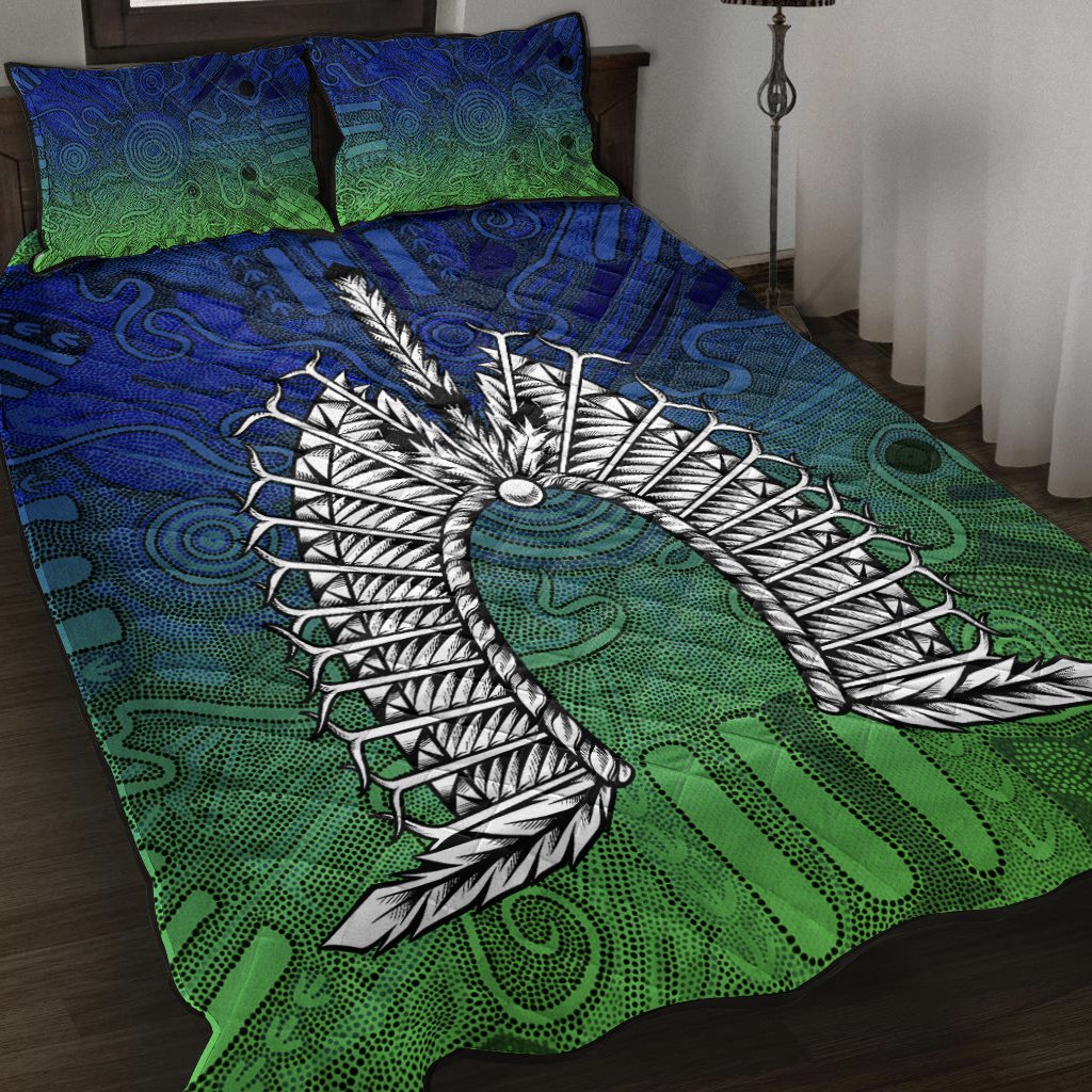 torres-strait-islander-quilt-bed-set-dhari-mask