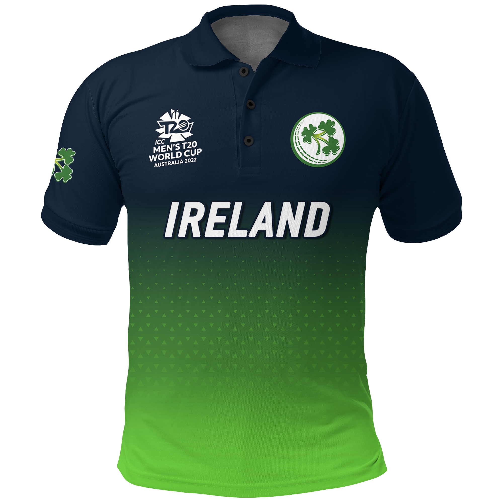 (Custom Personalised) Ireland Cricket Men's T20 World Cup Pride Polo Shirt 