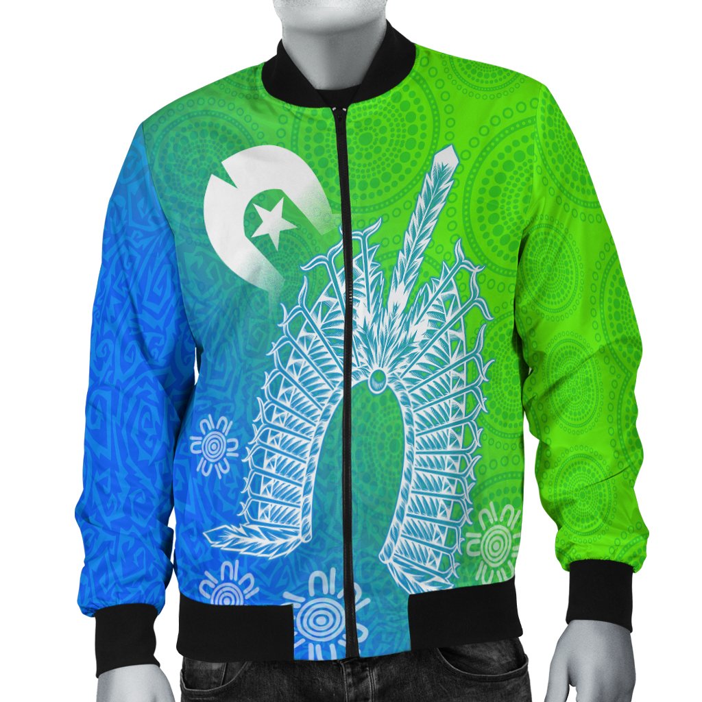 torres-strait-islander-mens-bomber-jacket-dhari-mask-ocean-style