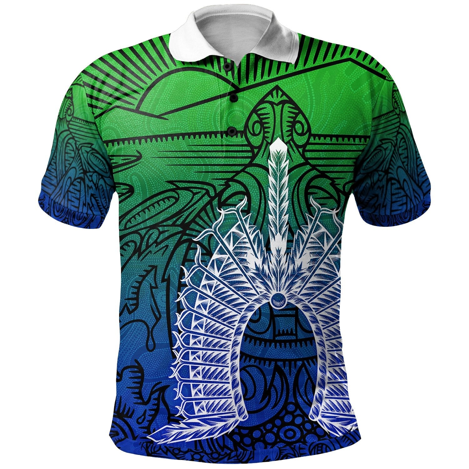 torres-strait-islanders-polo-shirt-turtle-and-dhari-mask