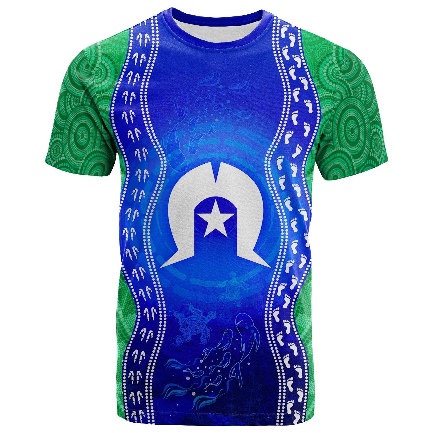 torres-strait-islanders-t-shirt-torres-symbol-with-aboriginal-patterns